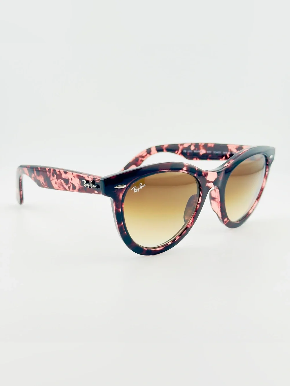 Ray-Ban Wayfarer Way Women’s Sunglasses RB2241 Polished pink Havana Brown Lenses